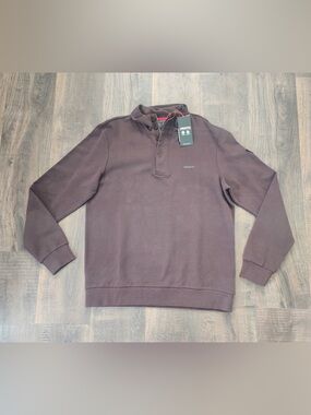 Musto Mens Marina Rugby Pullover “Java” NWT